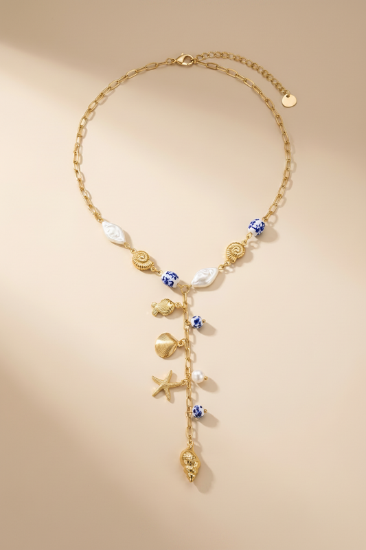 Collier doré y