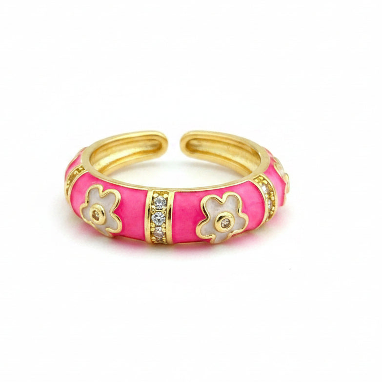 Bague dorée 🌴✨