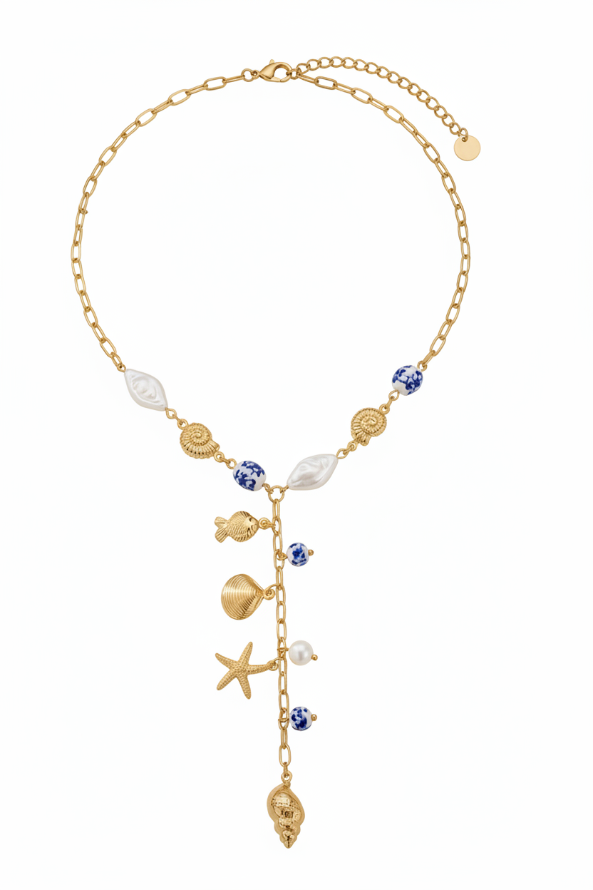 Collier doré y