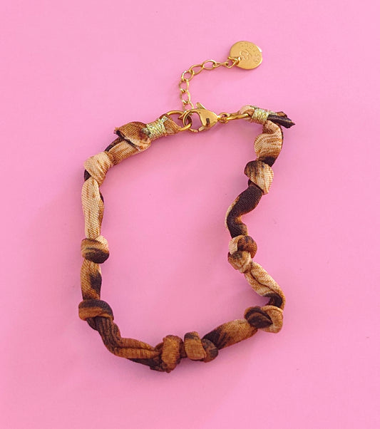 Bracelet doré léopard