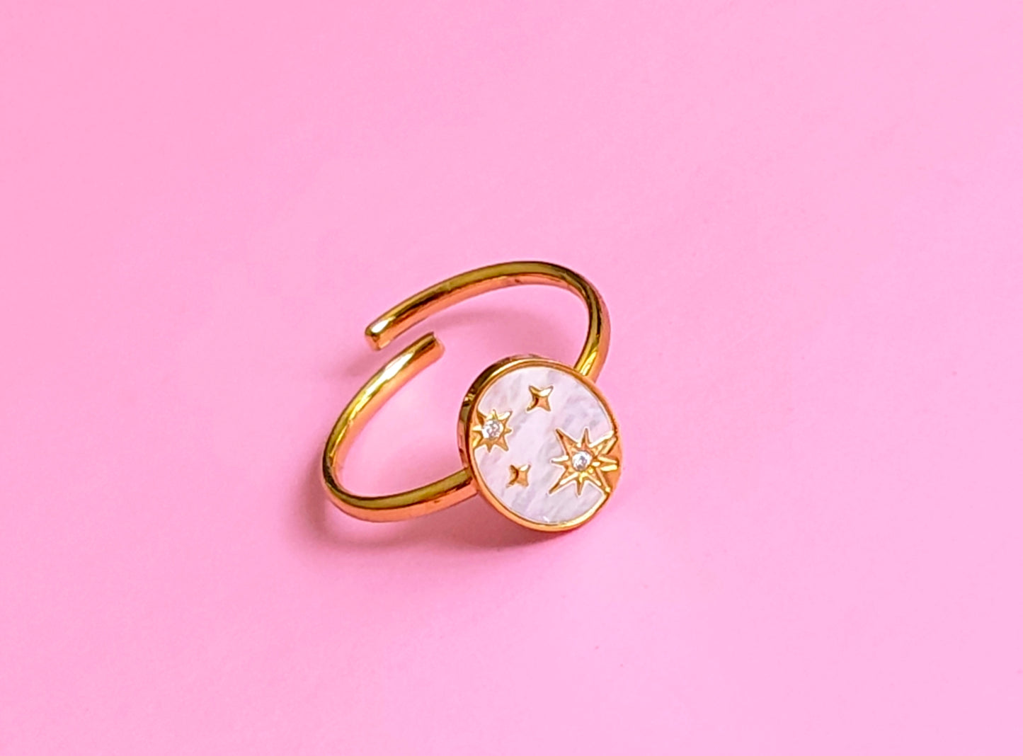 Bague dorée