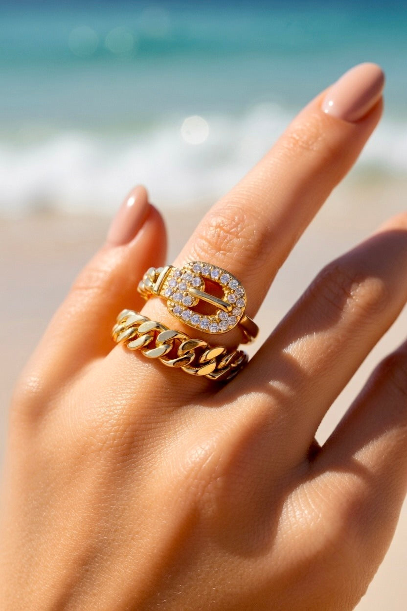 Bague dorée ⭐