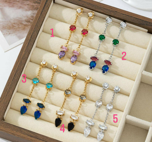 Boucles d'oreilles dorées