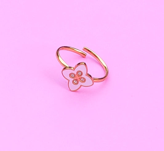 Bague dorée tendance