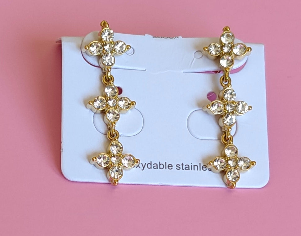 Boucles d'oreilles dorées ⭐