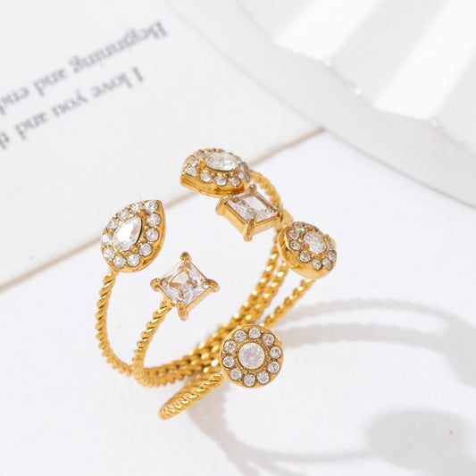 Bague dorée