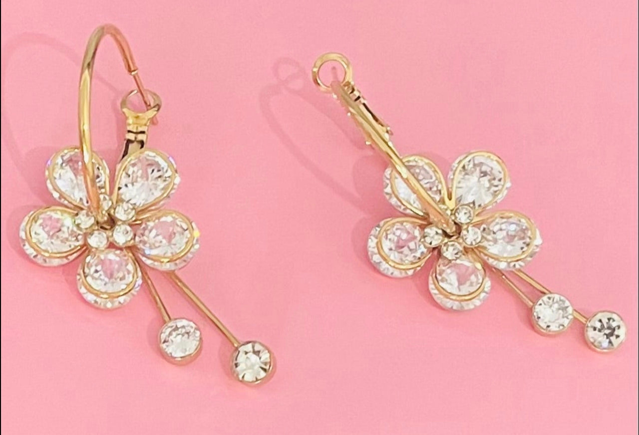 Stock limité 🌺✨Boucles d'oreilles fleurs