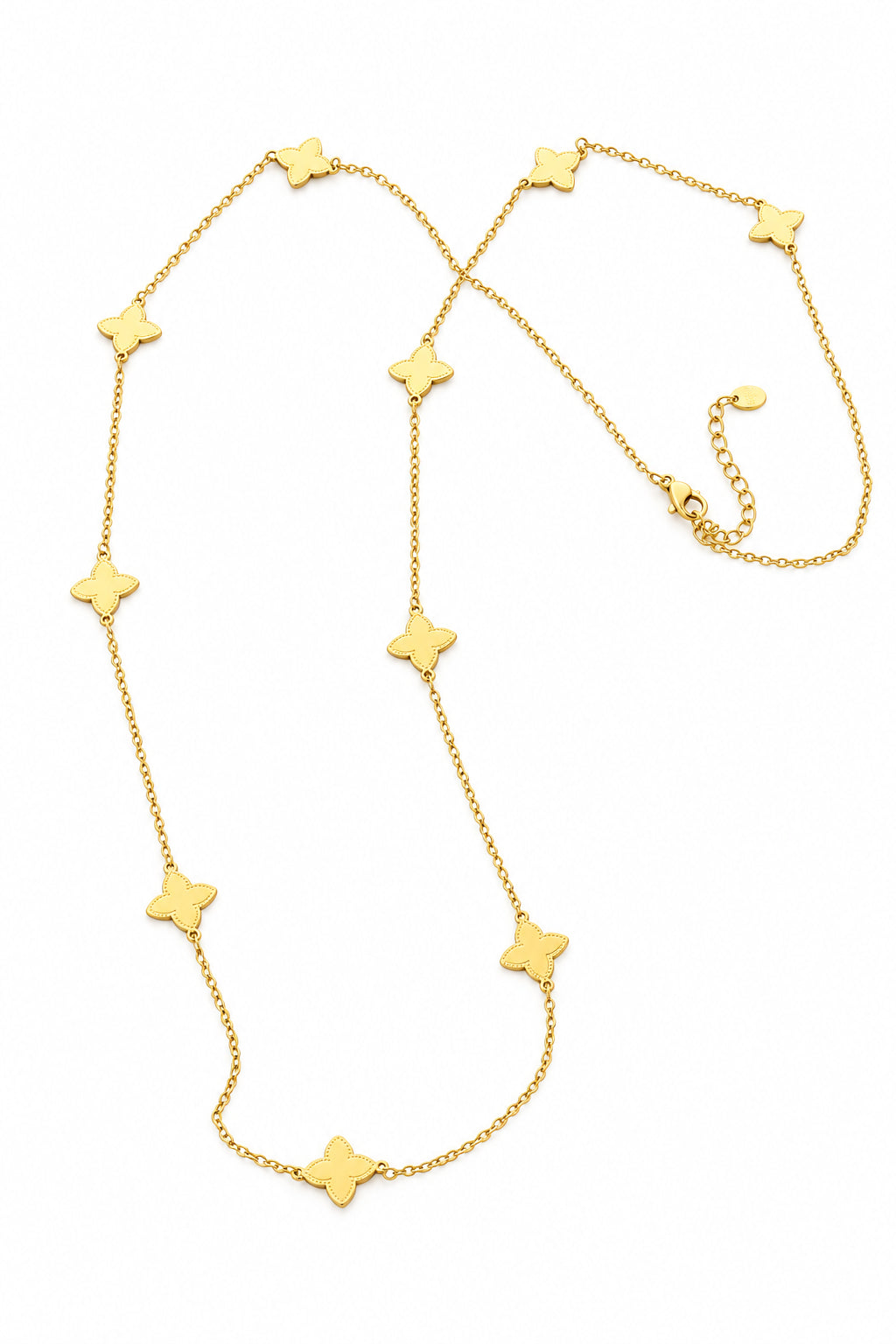 Collier sautoir doré