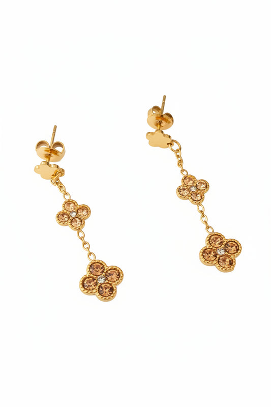 Boucles d'oreilles dorées