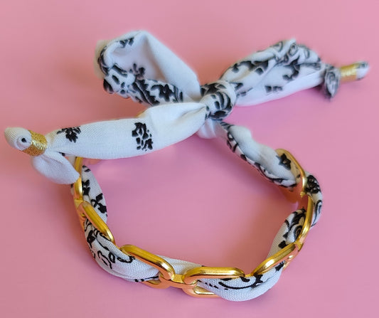 Jonc bandana doré
